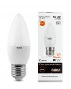 Лампа Gauss LED Elementary Candle 8W E27 2700K(1/10/50шт)