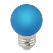 Лампа светодиодная LED-G45-1W/BLUE/E27/FR/С декоративная светодиодная 