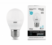 Лампа Gauss LED Elementary Globe 12W E27 3000K 1/10/100