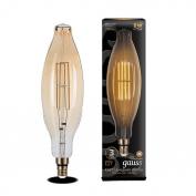 Лампа Gauss LED Vintage Filament BT180 8W E27 180*360mm Golden 780lm 2400K 1/6