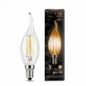 Лампа Gauss LED Filament Свеча на ветру E14 11W 4100K 1/10/50