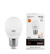Лампа Gauss LED Elementary Globe 8W E27 2700K(1/10/100)