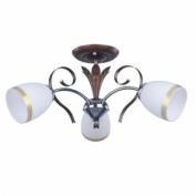 Люстра Escada 181/3PL Е27 60вт коричневый/хром