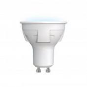 Лампа светодиодная LED-JCDR 6W/NW/GU10/FR «JCDR», матовая. Серия ЯРКАЯ.Белый свет