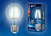 Лампа светодиодная LED-A60-8W/WW/E27/CL PLS02WH Форма 