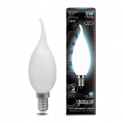 Лампа Gauss LED Filament Candle Tailed OPAL E14 5W 4100К 1/10/50