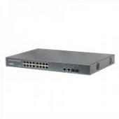 Коммутатор. 18 POE Ethernet 10/100Мб портов, 1 порт Ehternet 1000 Мбит/с. FE-1016POE