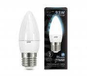 Лампа Gauss LED Candle E27 9.5W 4100К 1/10/50