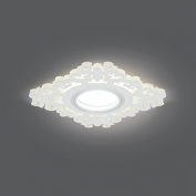 Св-к Backlight BL131 Квадрат/узор Белый Gu5.3 3W LED 3000K 1/40