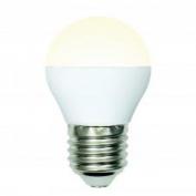 Лампа светодиодная LED-G45-6W/WW/E27/FR/MB PLM11WH «Шар», матов. Серия Multibright Тепл.бел 3000К