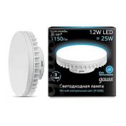Лампа Gauss LED GX70 12W AC150-265V 4100K 1/10/40