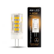Лампа Gauss LED G4 AC185-265V 4W 2700K керамика 1/10/200