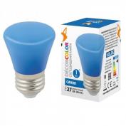 Лампа светодиодная LED-D45-1W/BLUE/E27/FR/С BELLL декоративная светодиодная 