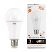 Лампа Gauss Elementary LED A67 35W E27 2670lm 3000K 1/10/50