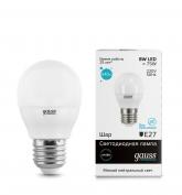 Лампа Gauss LED Elementary Globe 8W E27 4100K(1/10/50)