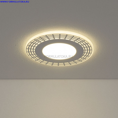 Св-к точечн. Downlight DSS001 6W (3вт+3Вт) 4200K  Ø 110х30 мм