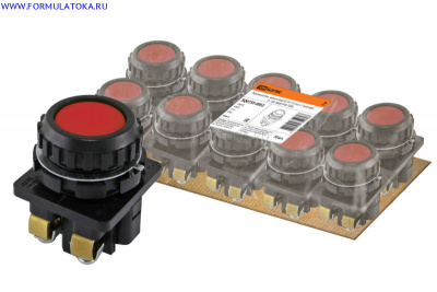 Выключатель кнопочный КЕ 011-У2-исп.1 красный 2з 10A 660B IP40 TDM