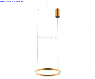 08212,33P(3000K) Подвесной светильник ТОР матовое золото d40 h100 Led 24W (3000K)
