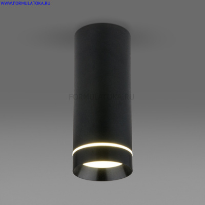 Св-к LED DLS022 9W 4200K черный матовый