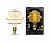 Лампа Gauss Led Vintage Filament Flexible BD160 8W 330lm E27 160*210mm Gray 2400K 1/6